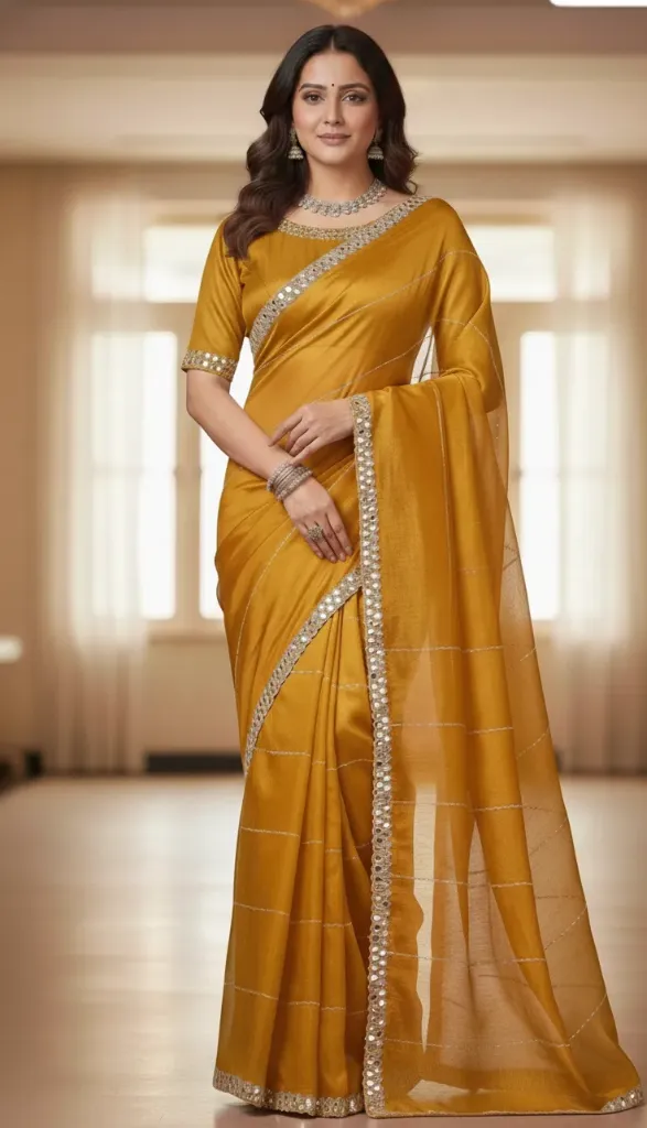 Handwork Chiffon (Champagne Gold)
