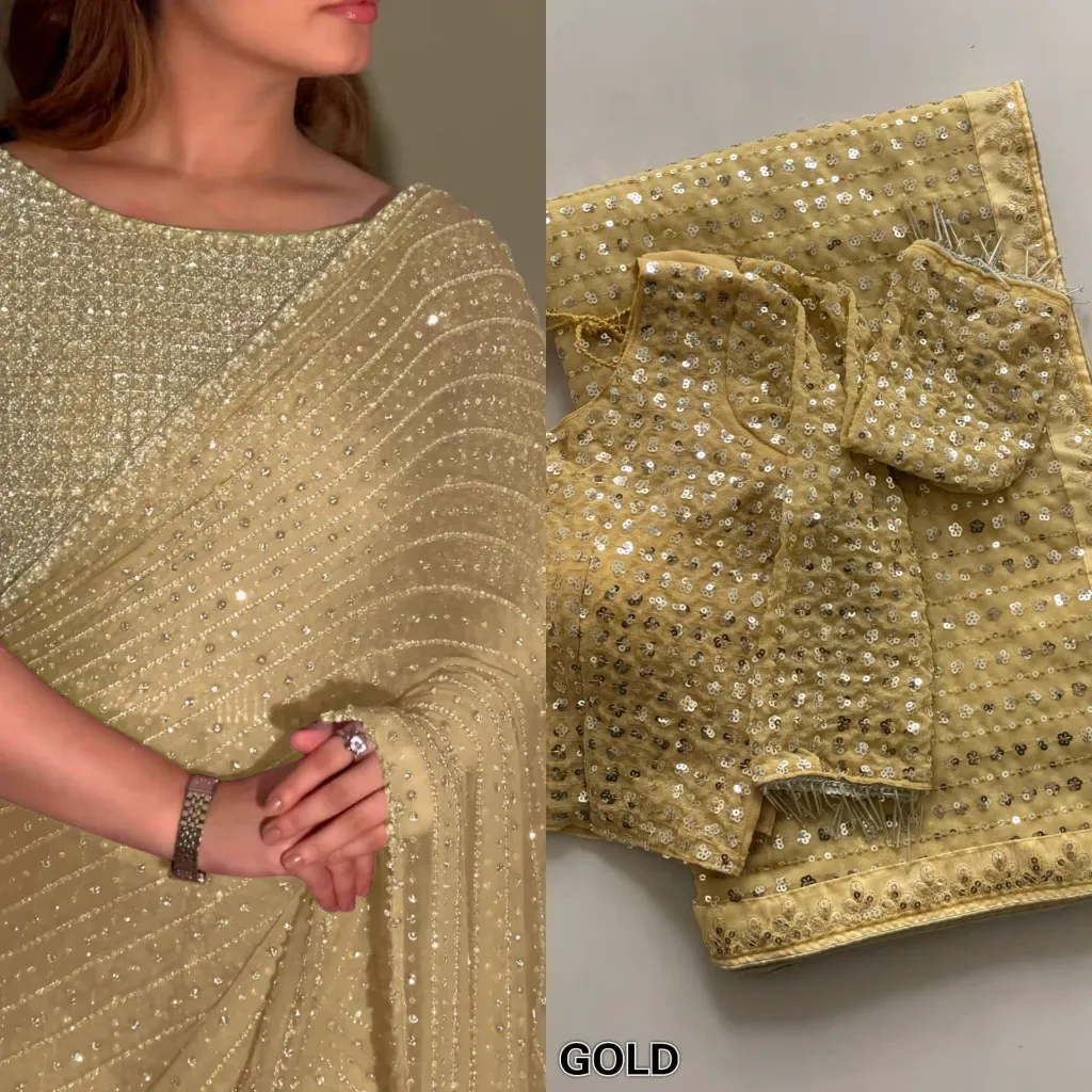 Faux Georgette (Champagne Gold)